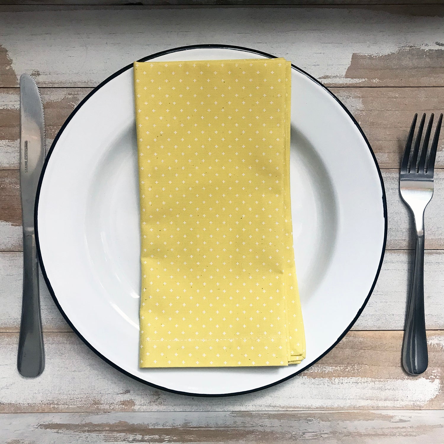 Cloth Napkins - Yellow