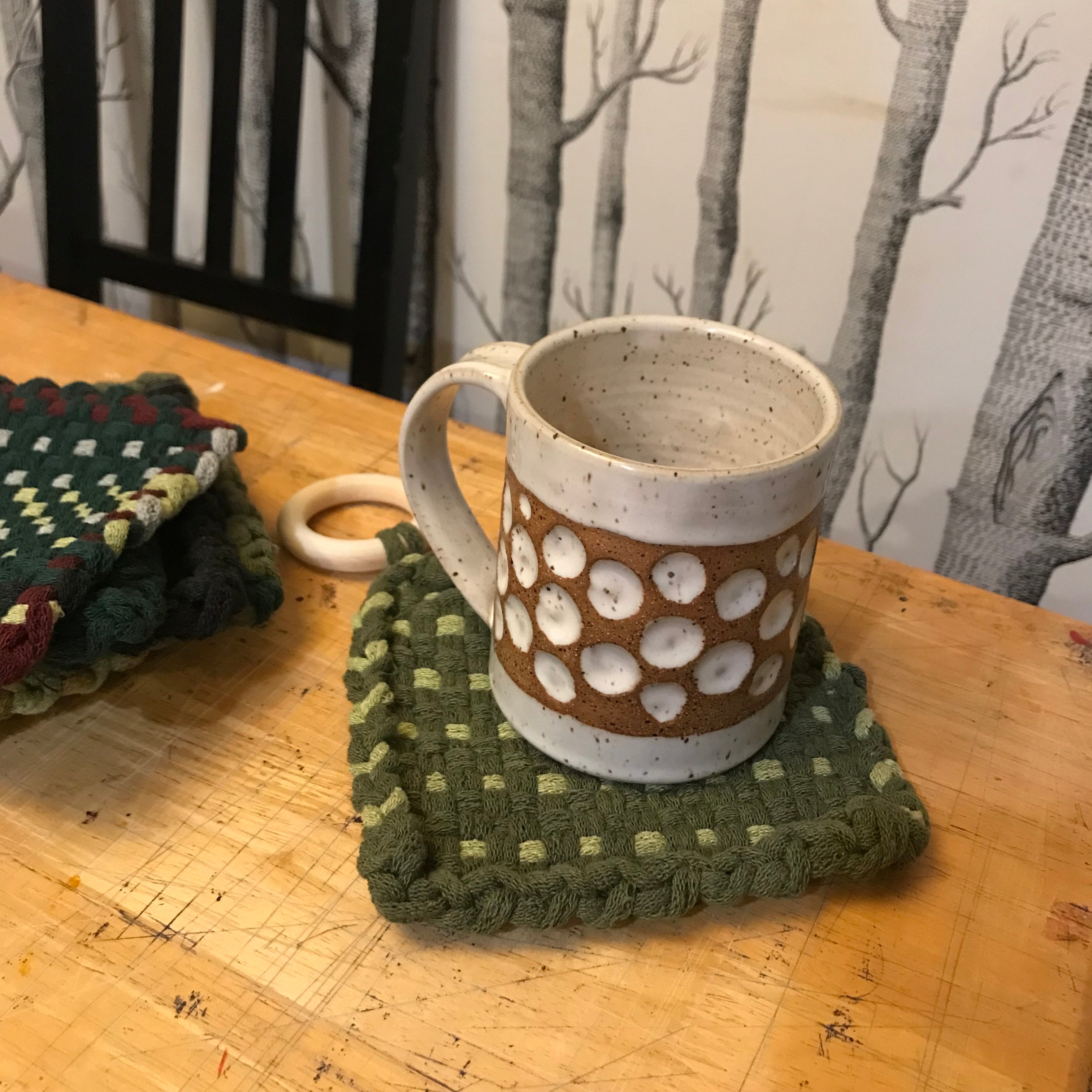 Green Small Trivet