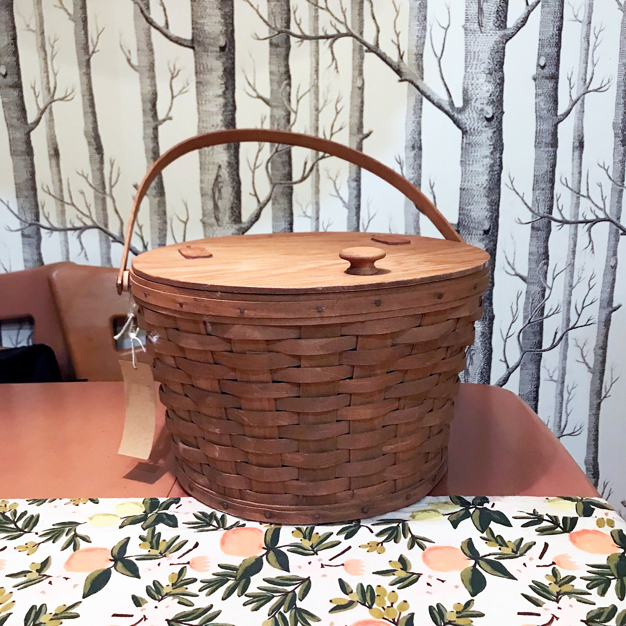 Vintage Catalina Picnic Basket