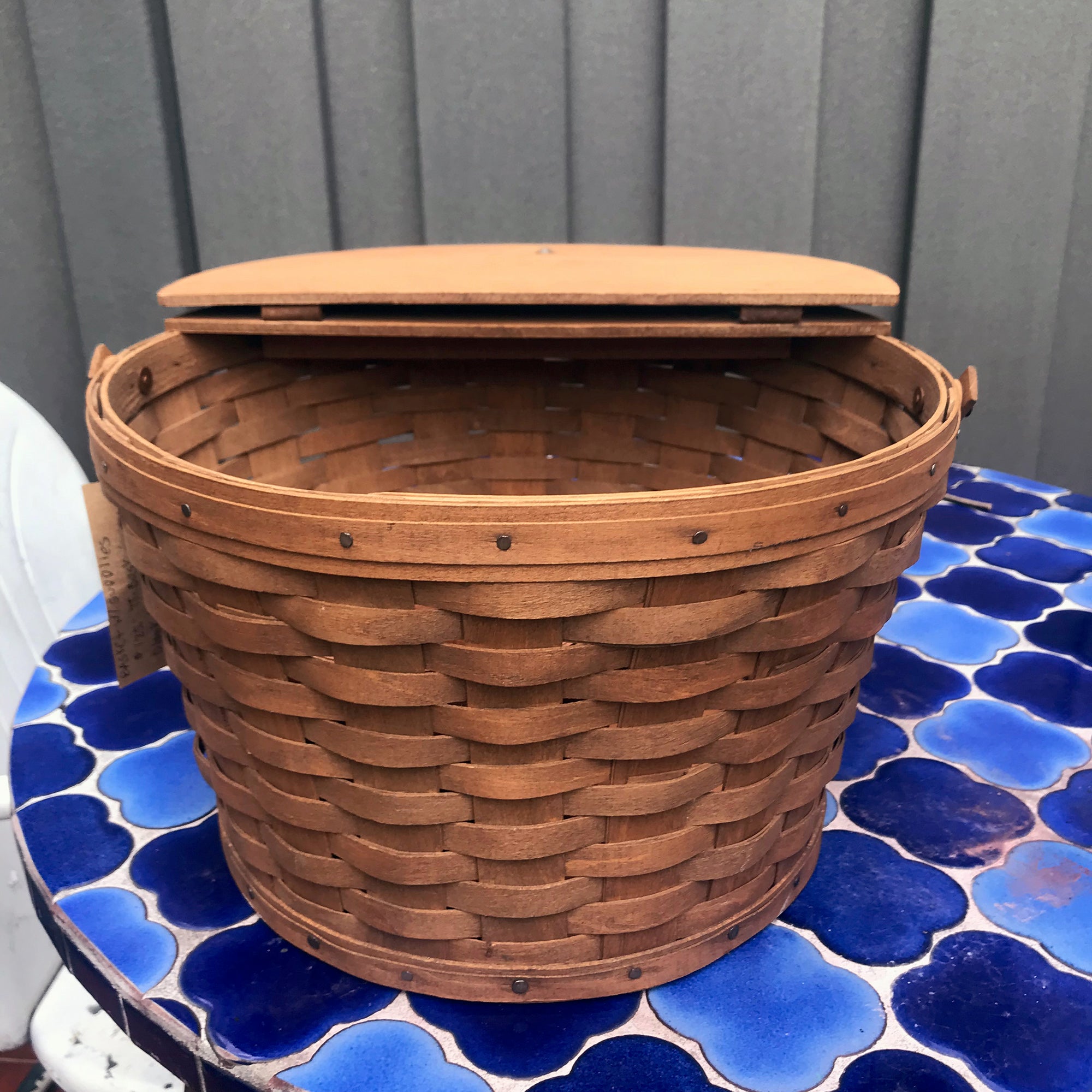 Vintage Catalina Picnic Basket