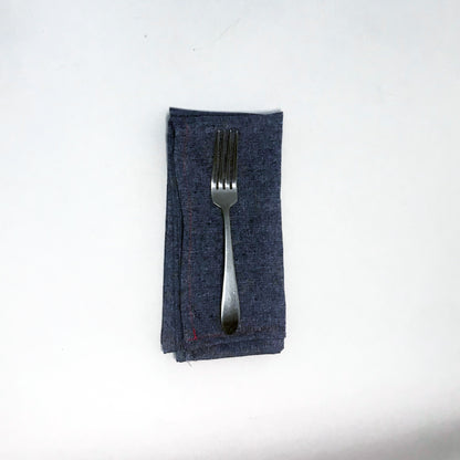 Blue Chambray Yarndyed Napkin