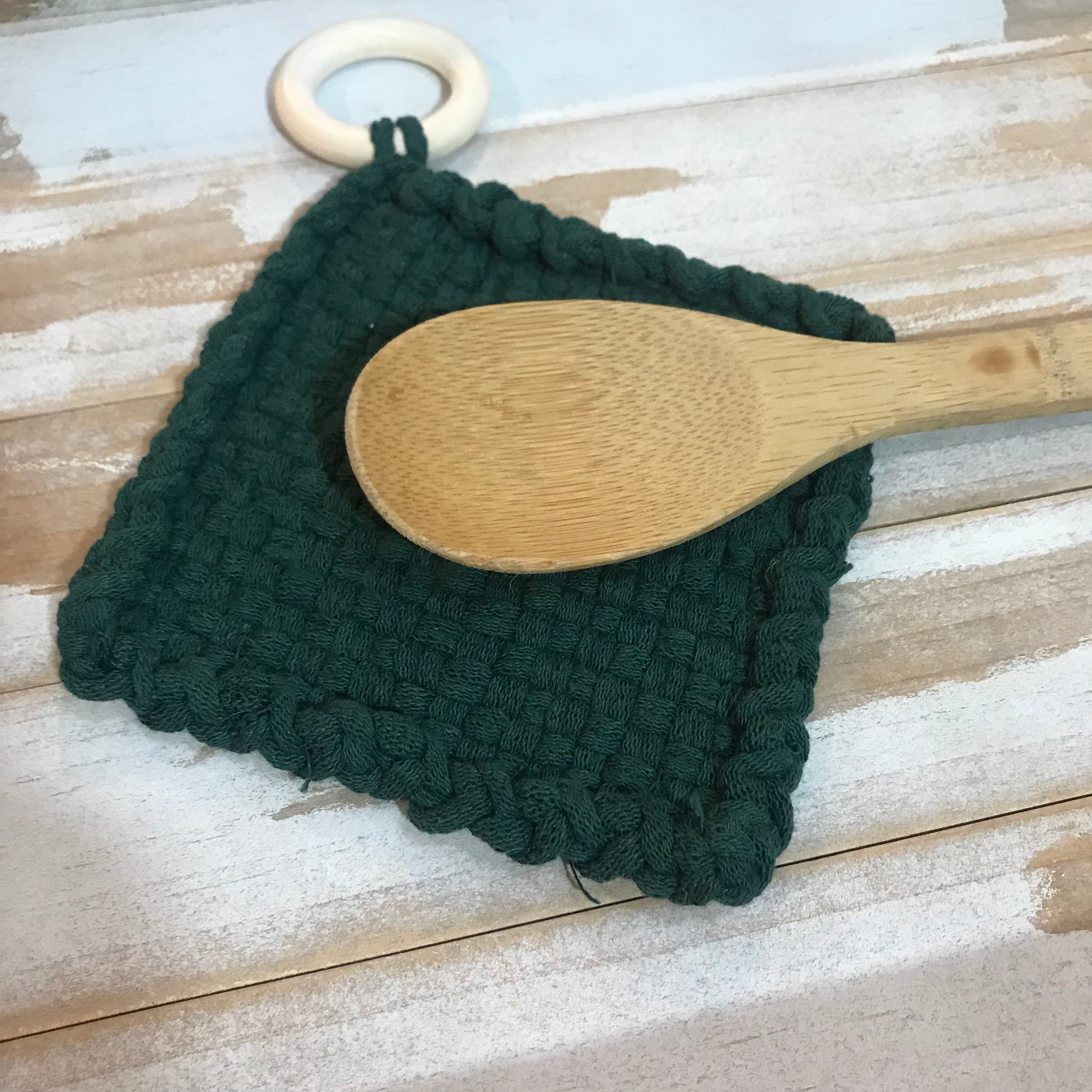 Green Small Trivet