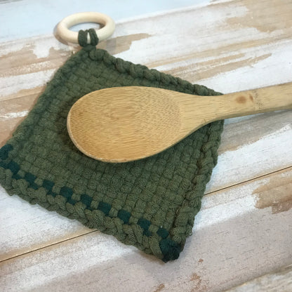 Green Small Trivet