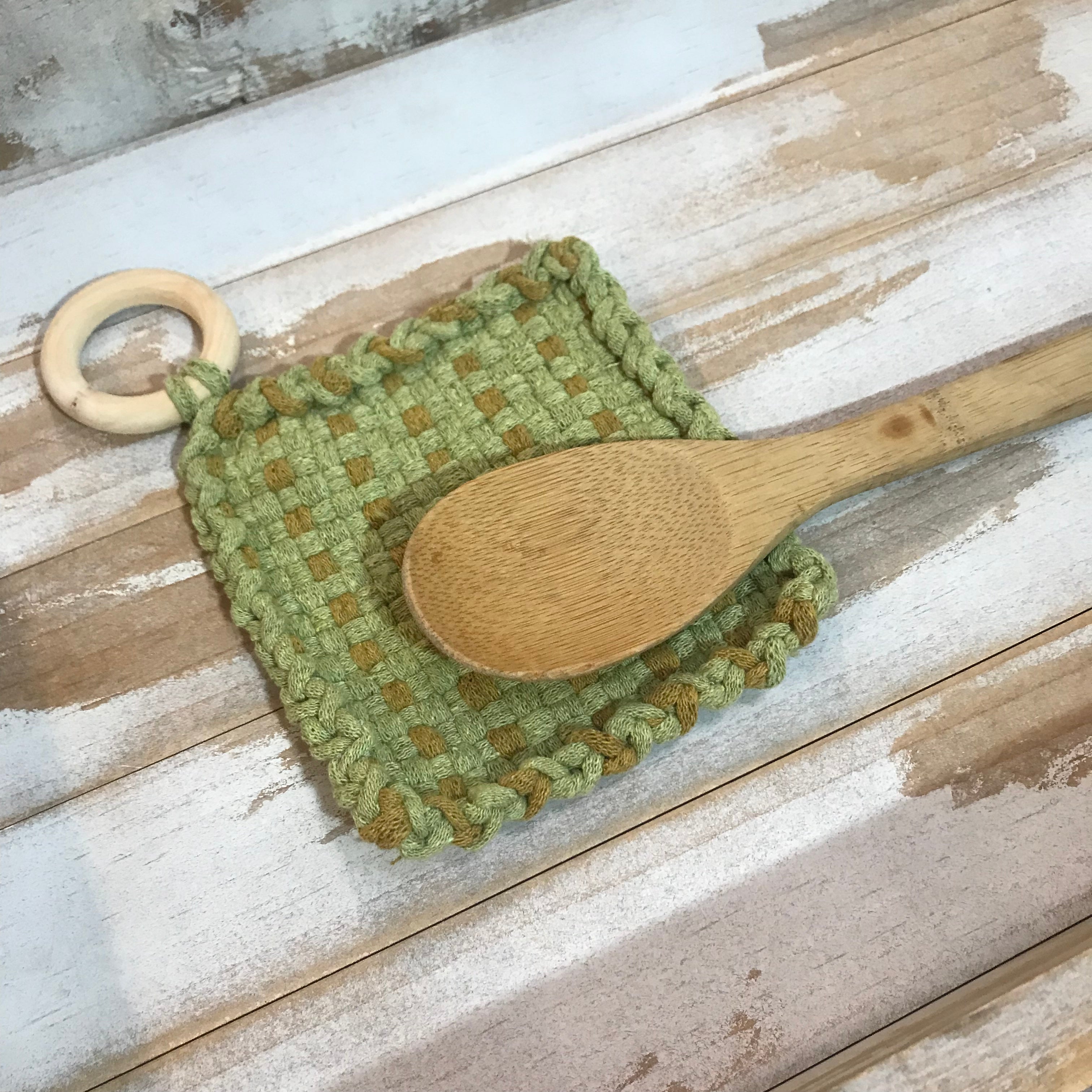 Green Small Trivet