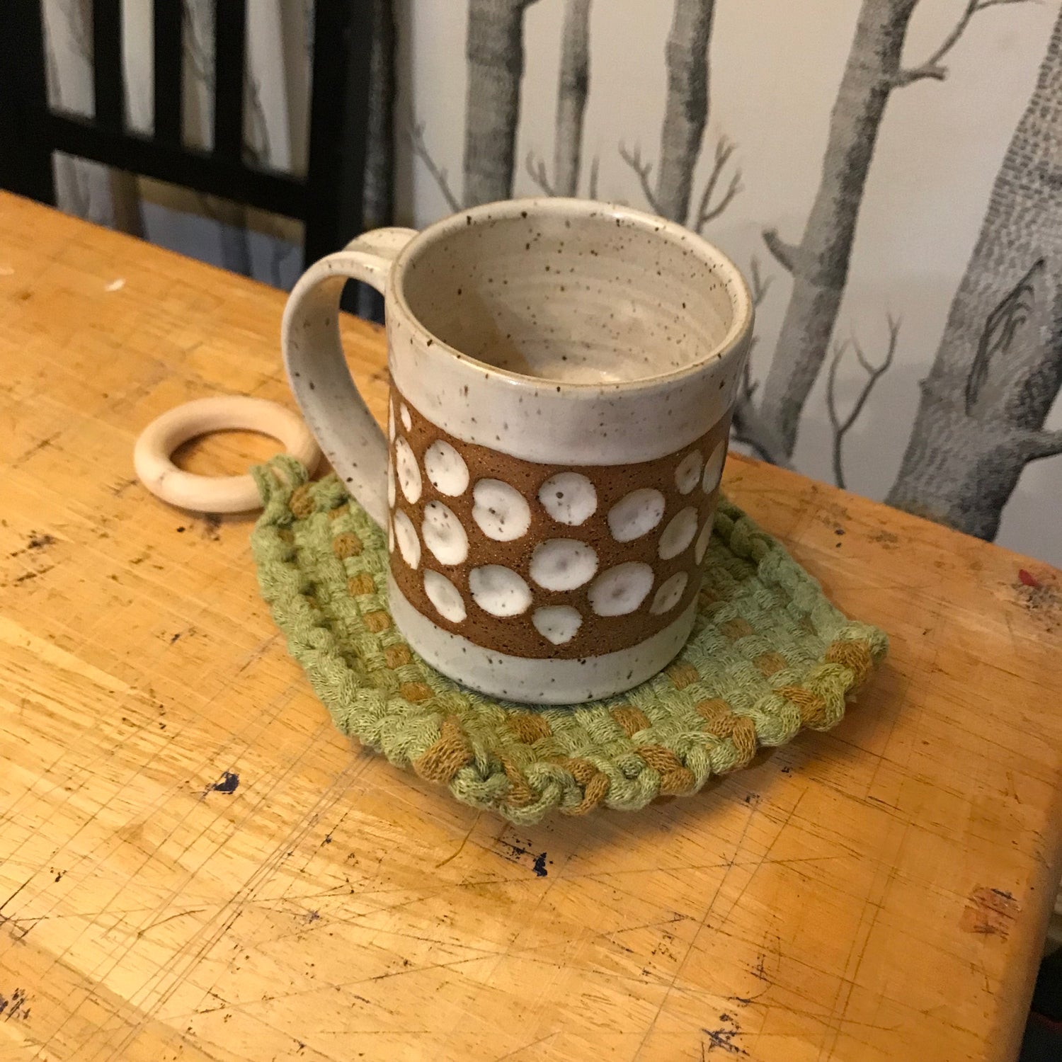 Green Small Trivet