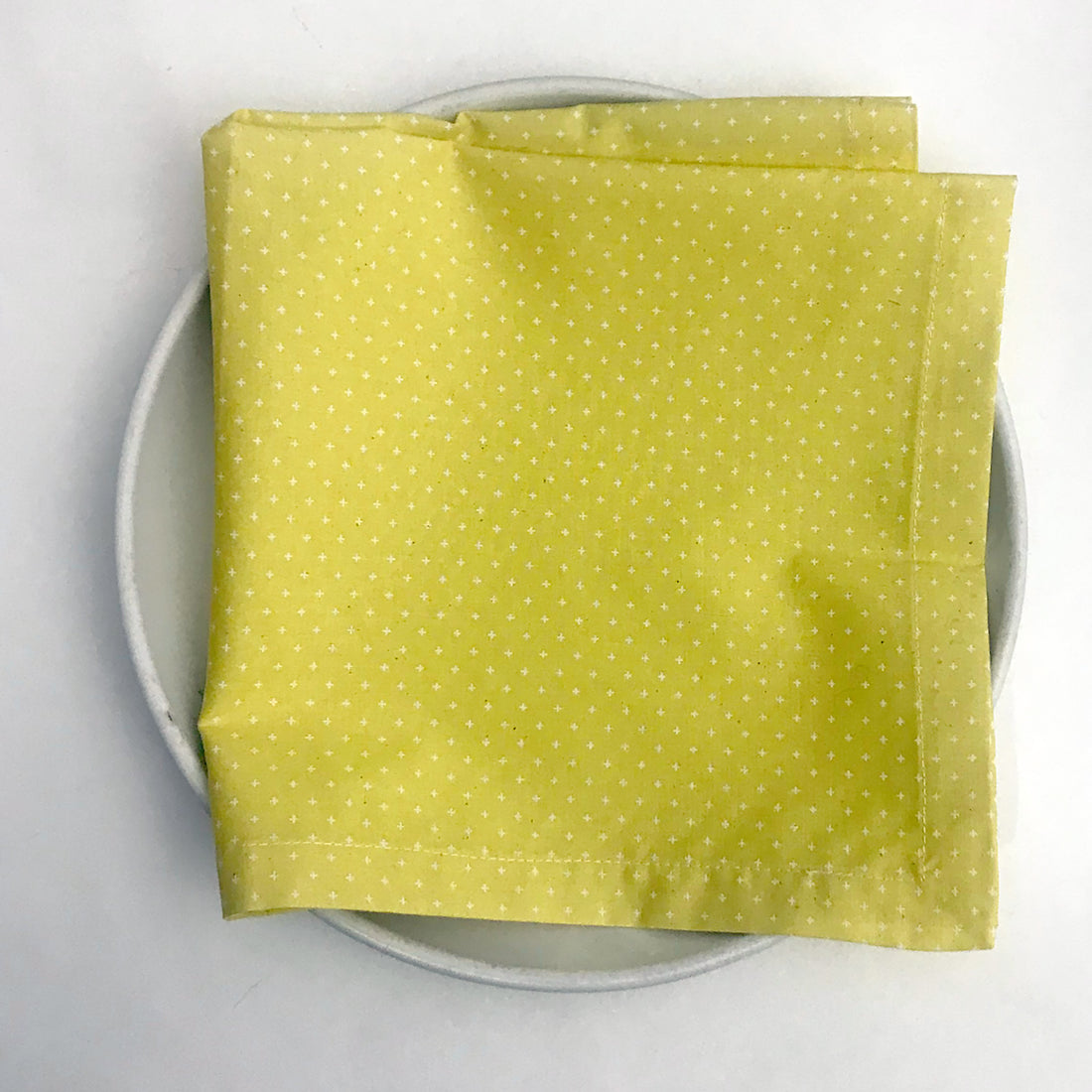 Lemon Yellow Plus Cloth Napkin Set