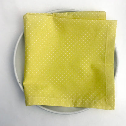 Lemon Yellow Plus Cloth Napkin Set