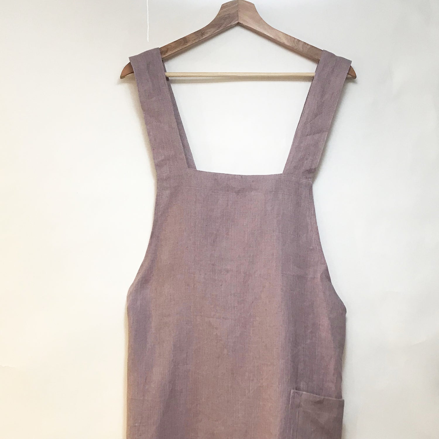 Mauve Linen Cross Back Women&