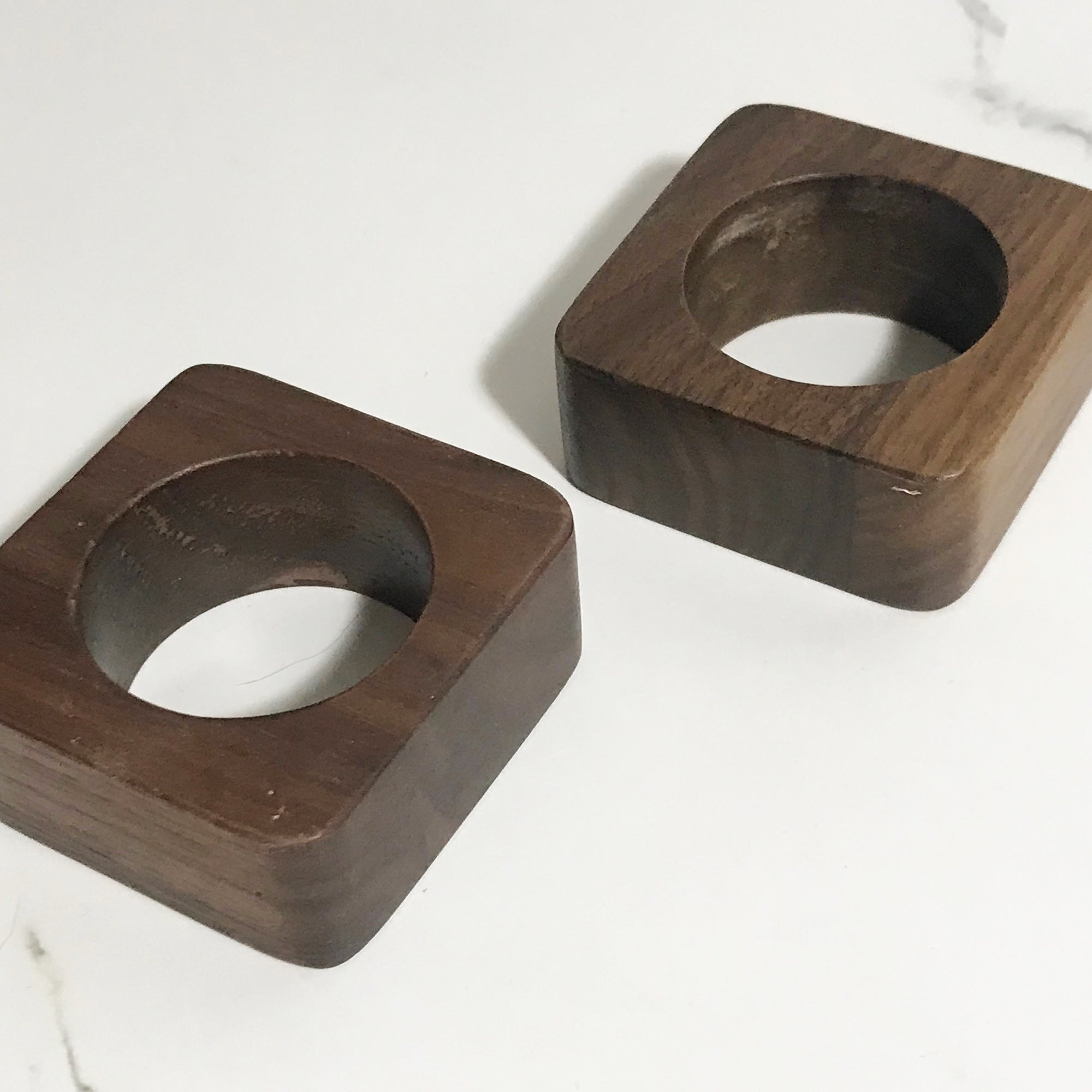 Walnut Square Napkin Ring