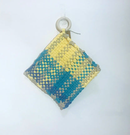 Woven Trivet in Sun, Sky and Sand