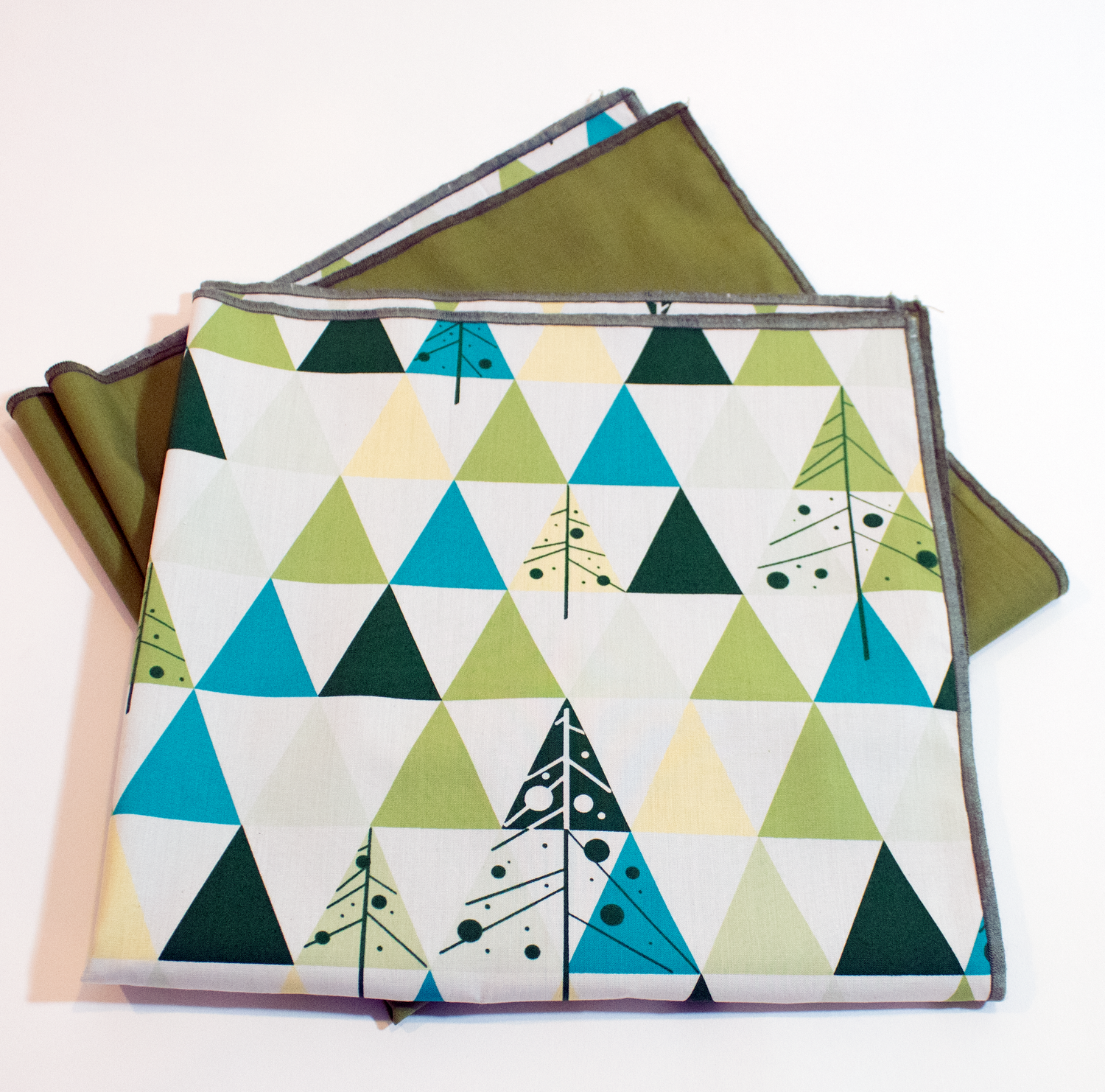 Modern Trees Double Sided Napkin Organic Set